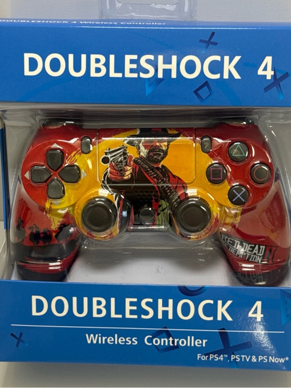 Doubleshock 4 Wireless Controller - Red & Yellow Graphic
